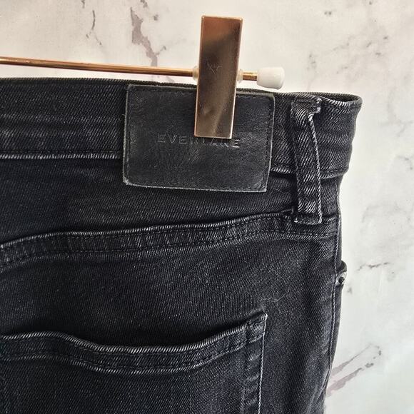 Everlane Jeans 28 X 26 Black High Rise Skinny Denim High Rise Ankle Crop TTS - Picture 9 of 10
